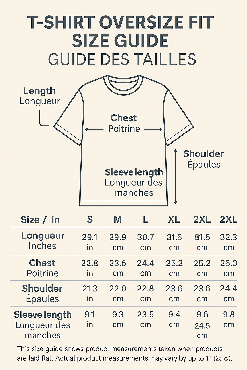 Guide des tailles