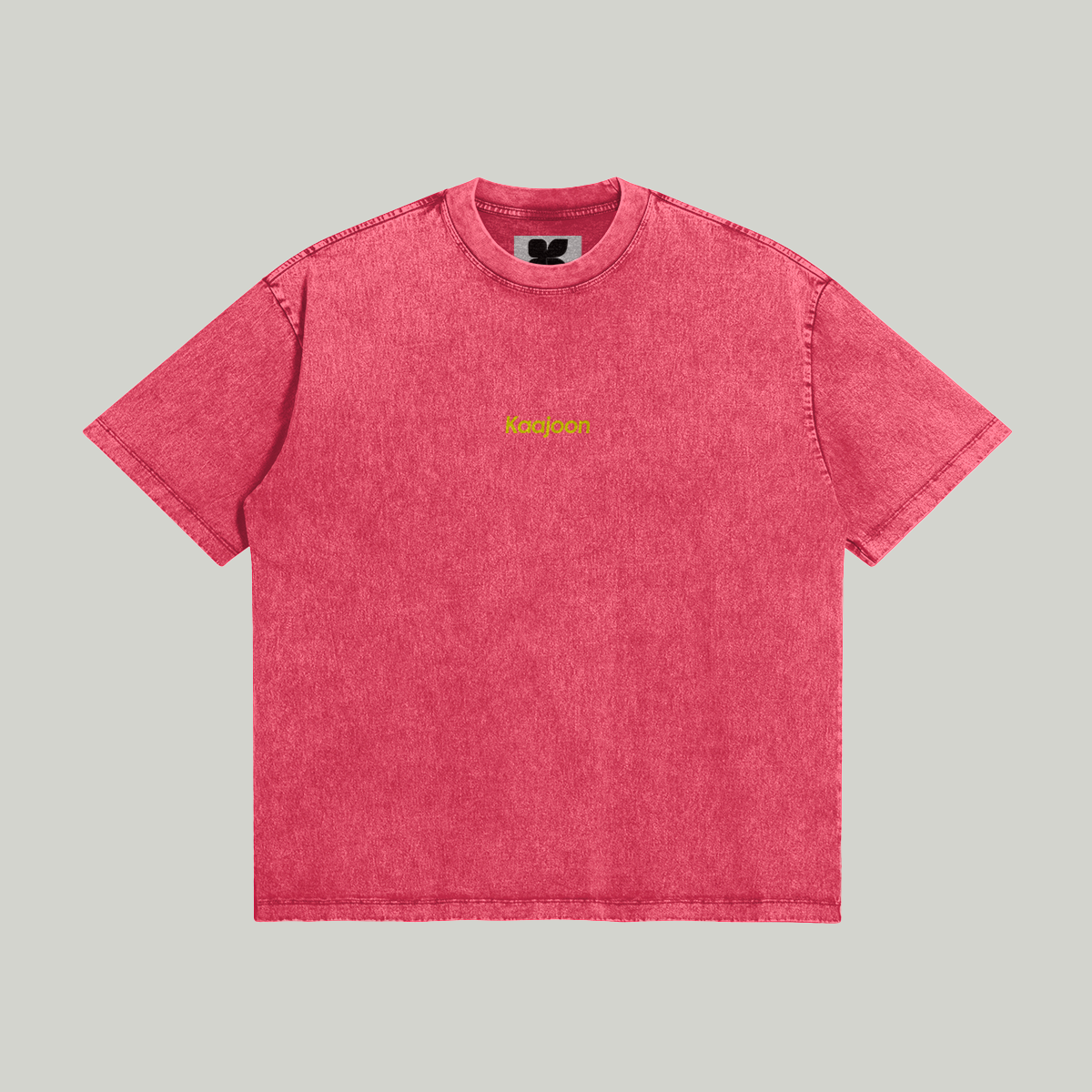Teeshirt Coeur sur toi Héritage - oversize - snow wash