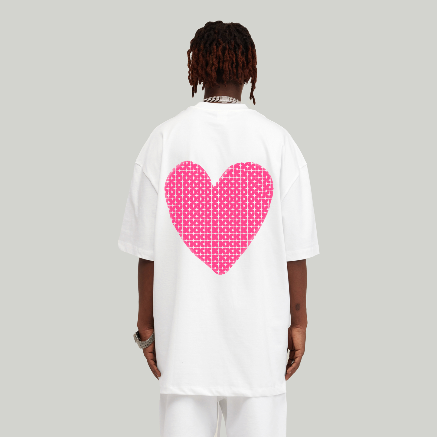 T-shirt Coeur sur toi oversize