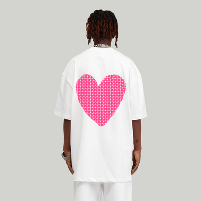 T-shirt Coeur sur toi oversize