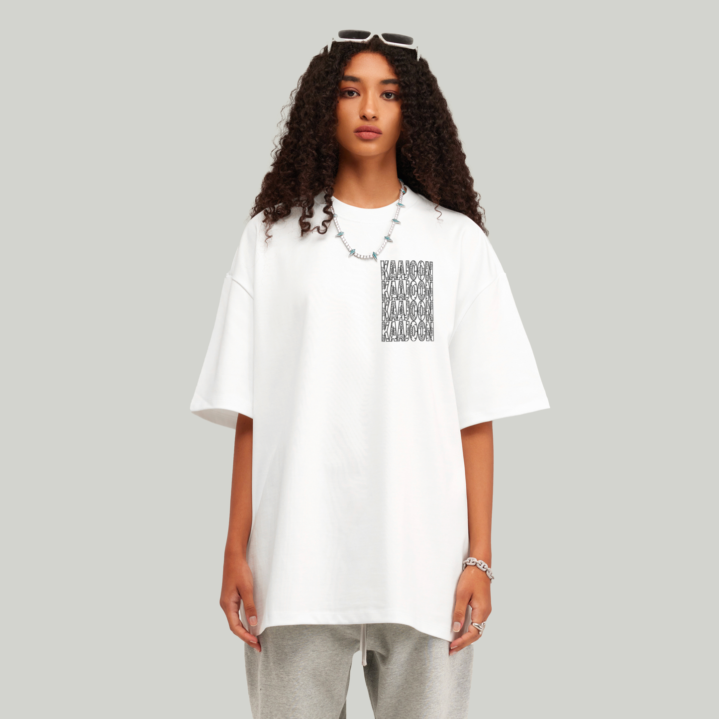 T-shirt Marrakech Black & White oversized