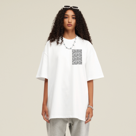 T-shirt Marrakech Black & White oversized
