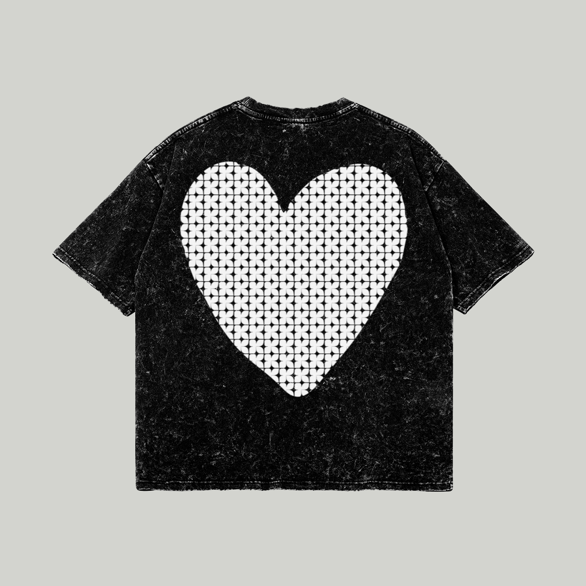 Teeshirt Coeur sur toi - oversize vintage