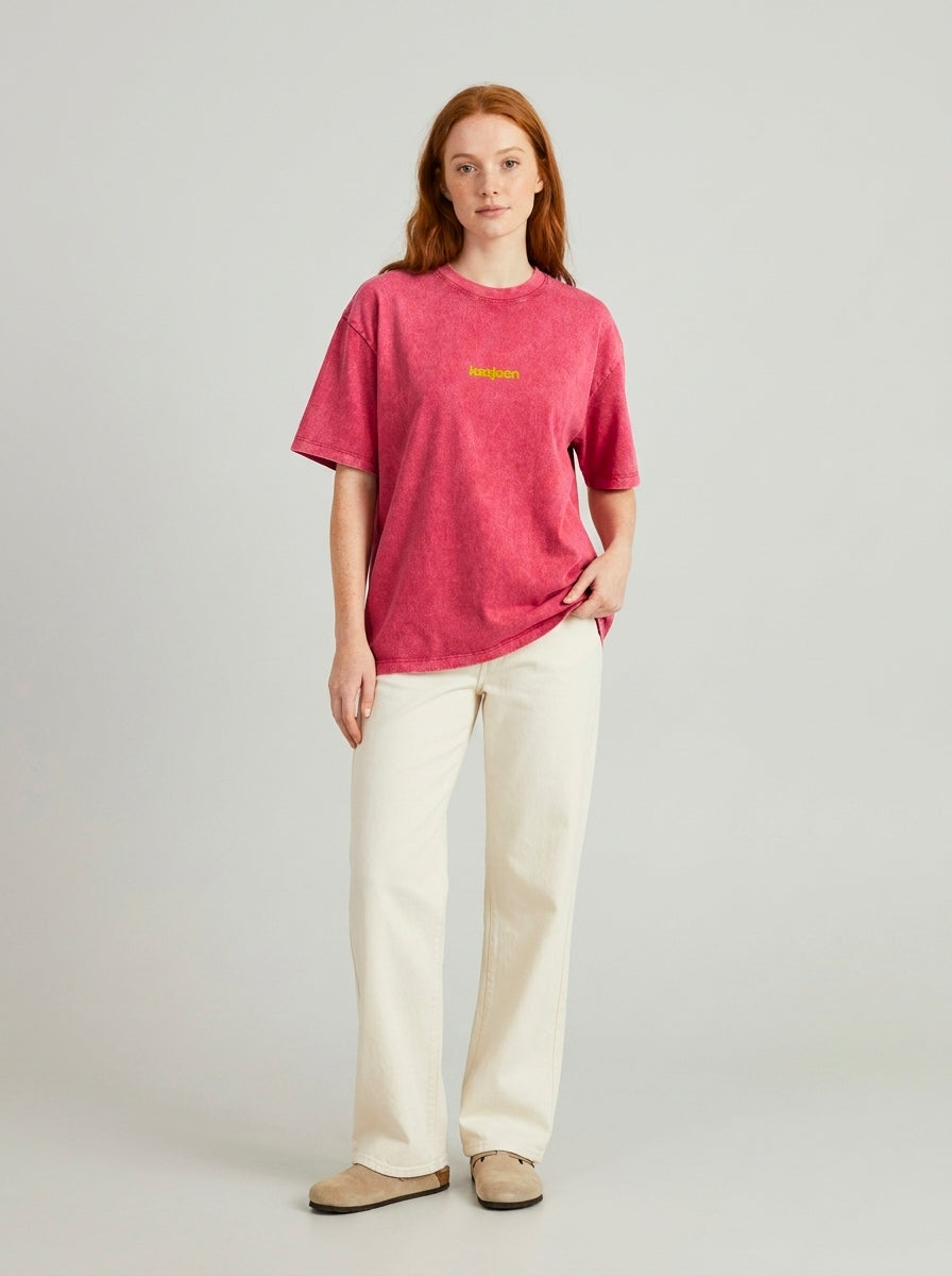 Teeshirt Coeur sur toi Héritage - oversize - snow wash