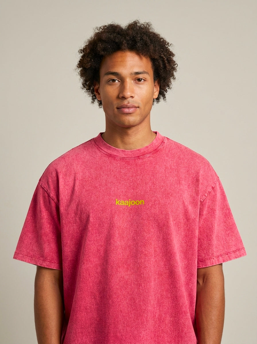 Teeshirt Coeur sur toi Héritage - oversize - snow wash