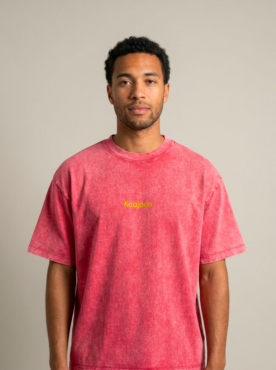 Teeshirt Coeur sur toi Héritage - oversize - snow wash