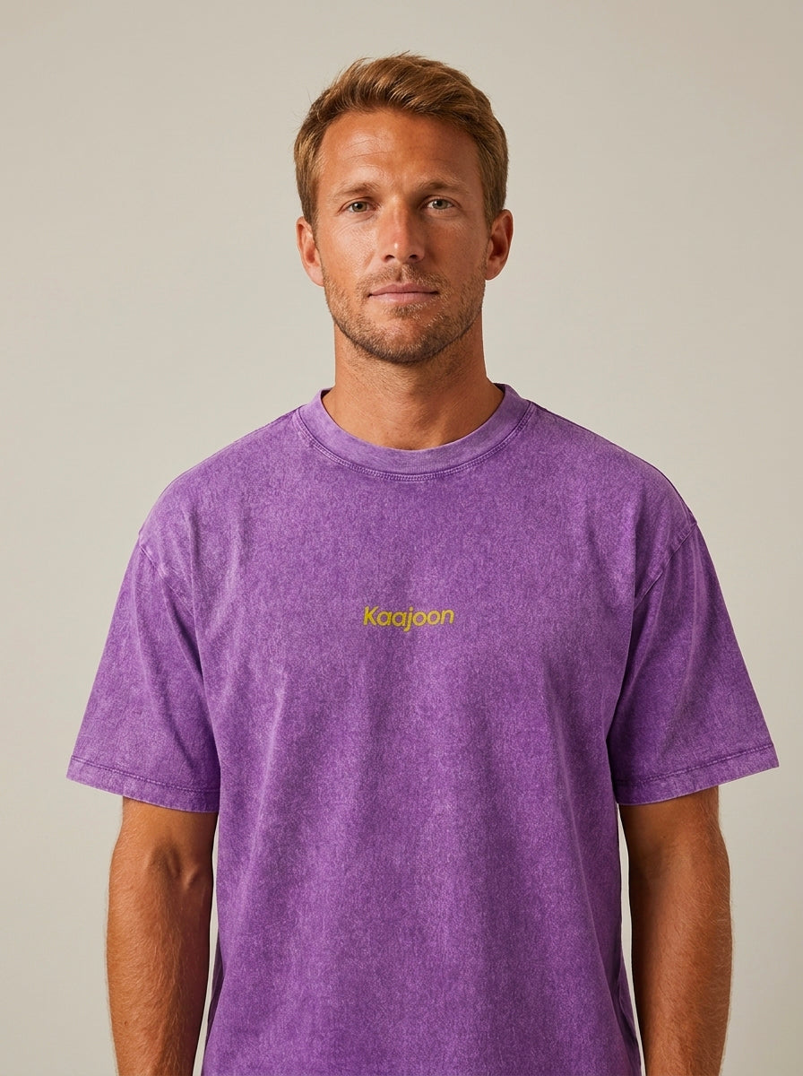Teeshirt Coeur sur toi Héritage - oversize - snow wash