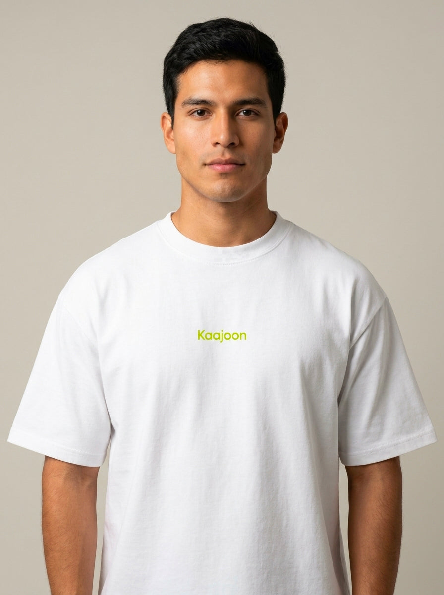 T-shirt Coeur sur toi - lime - oversize