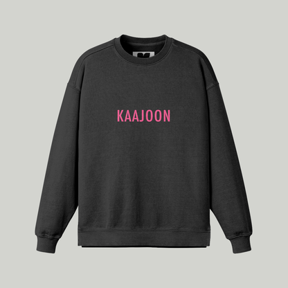 Sweatshirt oversize : Coeur en over