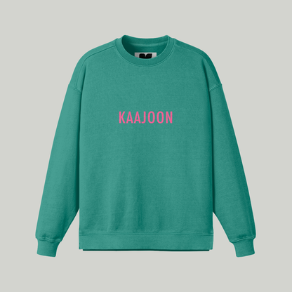 Sweatshirt oversize : Coeur en over
