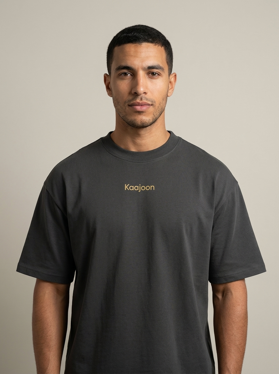 T-shirt Marrakech - Gold & Black oversize