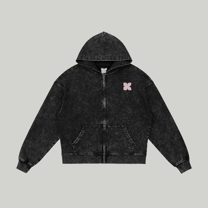 Hoodie Kaajoon zippé - Iceland Ash